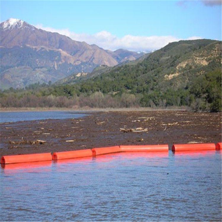 柏泰河道攔垃圾塑料浮筒抗水浪沖擊性強