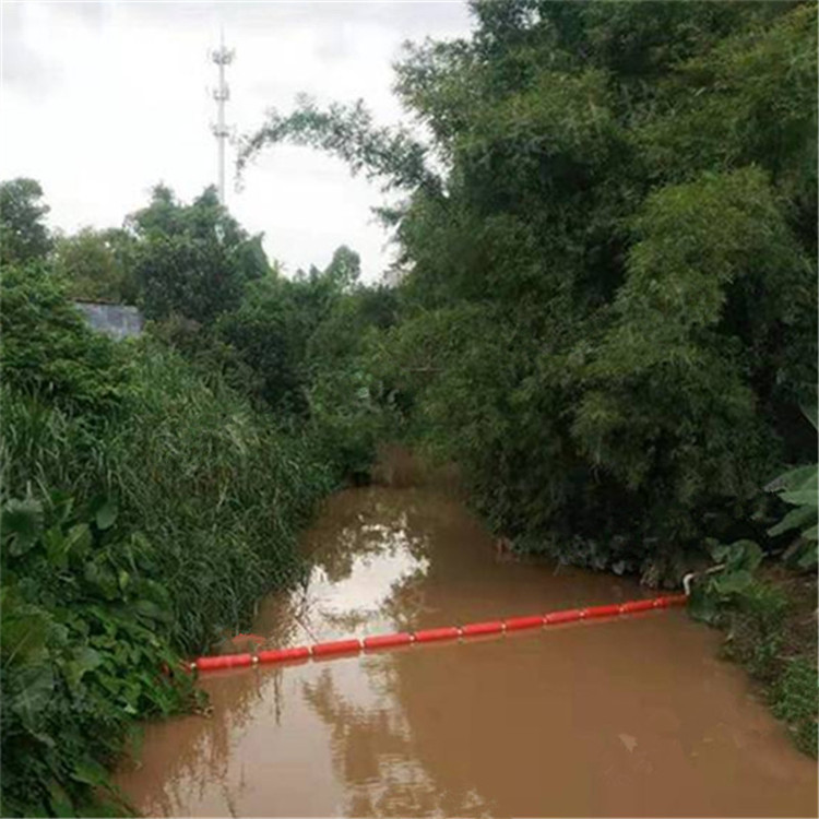 水面長距離河道攔截漂浮物聚乙烯攔污浮筒原始圖片3