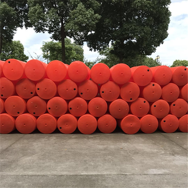 水面各種顏色攔污浮筒攔截網(wǎng)浮體攔污排浮漂原始圖片2