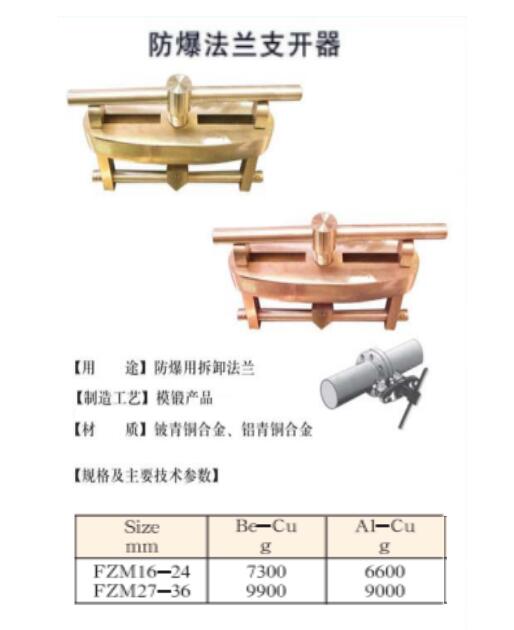 河北拓開廠家防爆工具 防爆臺虎鉗 法蘭支開器 卡蘭 人體靜電釋放器原始圖片3