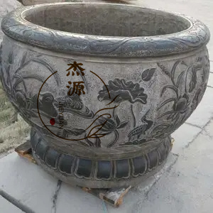 石雕仿古水缸原始圖片2