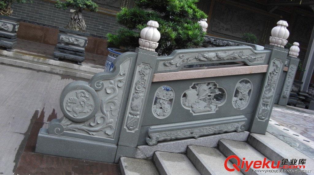 惠安海亨石業 仿古石雕建筑石欄桿 石欄板公園河道護欄裝飾欄桿