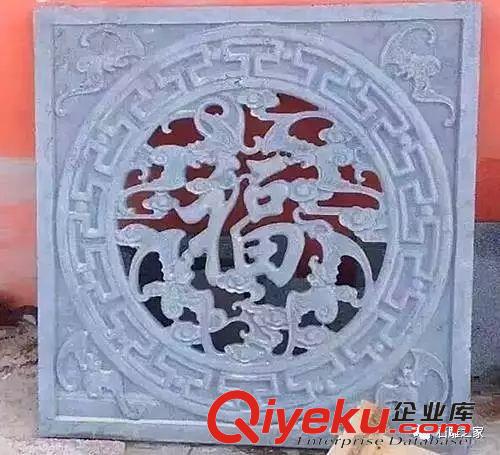 惠安海亨石業(yè)青石石雕壁畫 浮雕圓形壁畫窗花寺廟古建