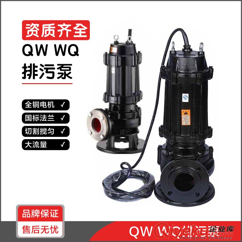 供應(yīng)泉爾潛水排污泵QW/WQ污水潛污泵JYWQ切割攪勻排水泵