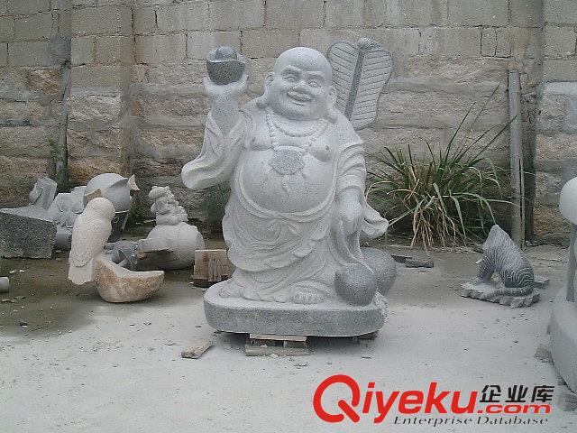 惠安海亨石雕佛像 花崗巖坐姿釋迦摩尼 大肚彌勒佛雕塑擺件