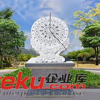 惠安海亨石雕日晷儀漢白玉校園文化雕塑擺件廣場赤道式圭表古代計時器原始圖片3