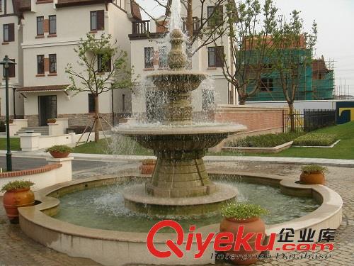 惠安海亨石雕噴泉風水球流水酒店小區別墅園林景觀大理石水缽原始圖片3