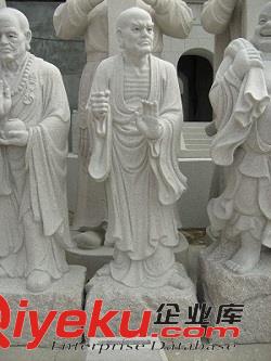 惠安海亨石雕十八羅漢 寺廟青石江龍羅漢雕塑 人物神像雕刻原始圖片3