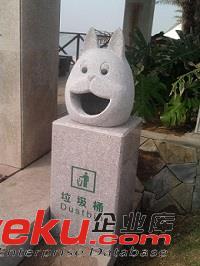 惠安海亨石業(yè)景觀戶外卡通石雕垃圾桶 城市街道創(chuàng)意石材雕刻垃圾箱原始圖片3