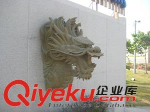 惠安海亨石雕龍頭噴水 庭院壁掛石材吐水龍頭  中式園林景觀雕塑原始圖片2