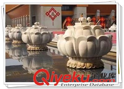 惠安海亨石業(yè)寺廟花崗巖蓮花座石雕擺件 芝麻黑圓形蓮花石雕原始圖片2