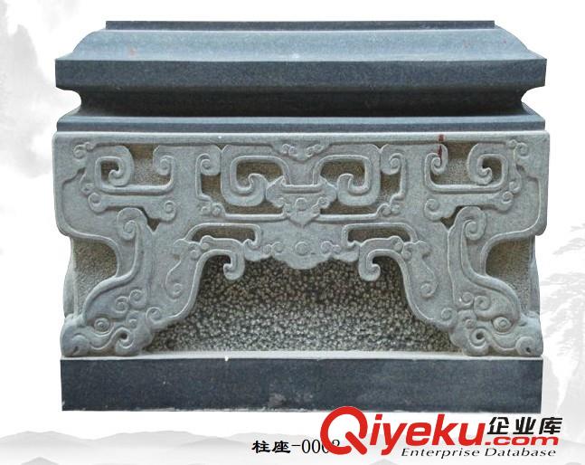 惠安海亨石業石雕柱座 寺廟蓮花瓣石雕柱礎 福建石雕 