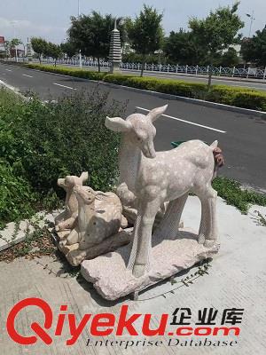 惠安海亨石業(yè)公園梅花小鹿 花崗巖石雕鹿 園林小品鹿擺件 動物雕塑 原始圖片3