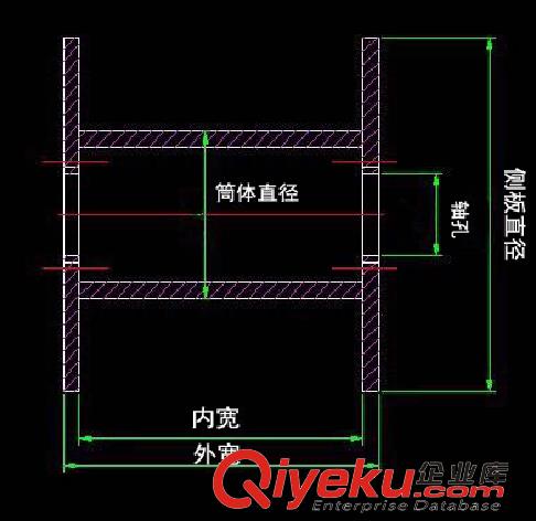 PN1000塑膠一米周轉電線電纜盤原始圖片2