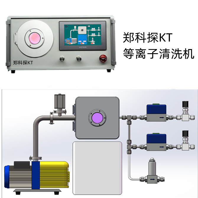 鄭科探KT-S2DQX 等離子清洗機(jī) 科學(xué)實(shí)驗(yàn)樣品清洗儀器 樣品去膠機(jī)