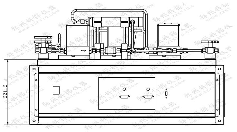 科研實驗用鄭科探KT-PCS4Z 智能多路氣體配比器廠家