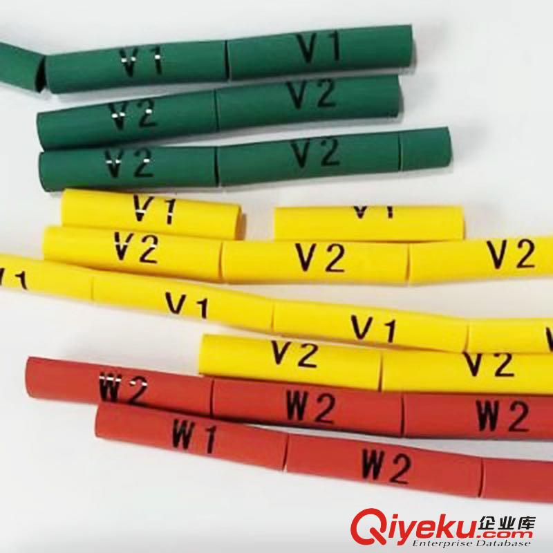 批發(fā)熱縮標(biāo)識管 CY-2（M）字母數(shù)字組合LOGO打印彩色標(biāo)識管 號碼管廠家批發(fā)
