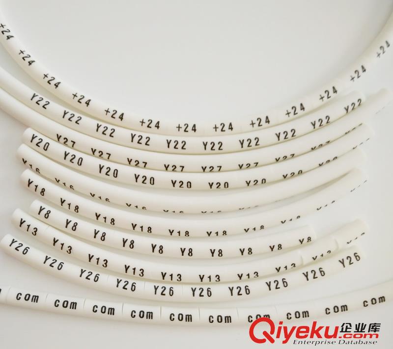 批發熱縮標識管 CY-2（M）字母數字組合LOGO打印彩色標識管 號碼管廠家批發原始圖片2