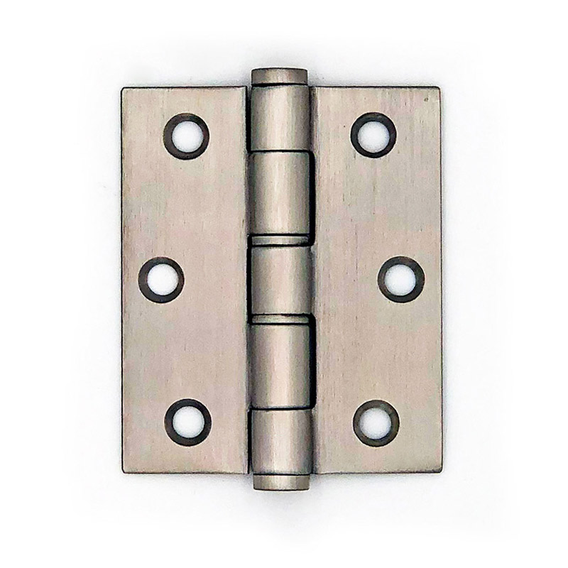 3.5”X2.5” Square Corner 2 Washers Stainless Steel Hinge, Satin 