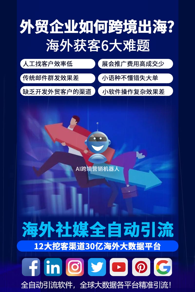 外貿(mào)網(wǎng)站營(yíng)銷推廣跨境電商智能拓客---AI跨境營(yíng)銷機(jī)器人