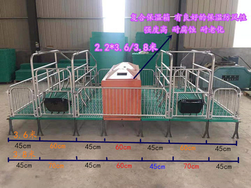 仔豬保育床  豬用全復合雙體保育床廠家出售