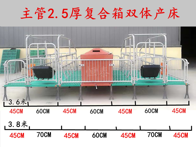 母豬雙體產床  母豬產保兩用床生產廠家原始圖片2