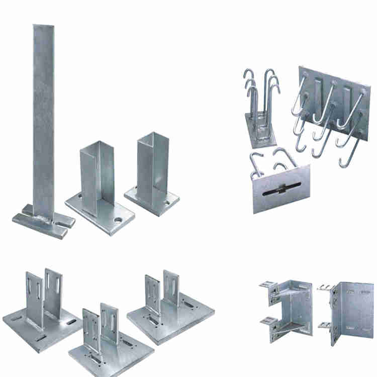 热镀锌预埋钢板 建筑幕墙配件 带孔桥梁预埋铁板
