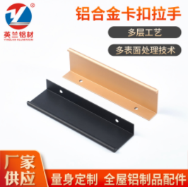 英蘭鋁合金柜門(mén)拉手抽屜衣柜長(zhǎng)拉手批發(fā)拇指封邊隱形拉手