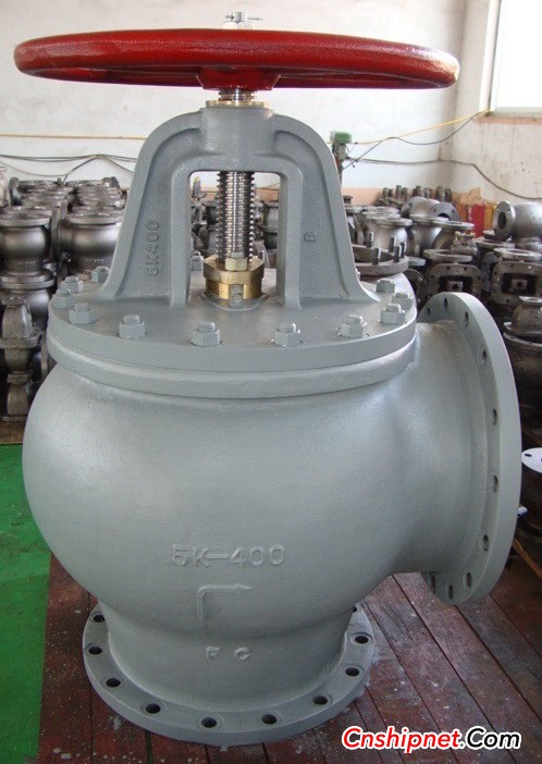 J類法蘭鑄鋼0.5MPa直角截止閥		CB/T 4001-2005	