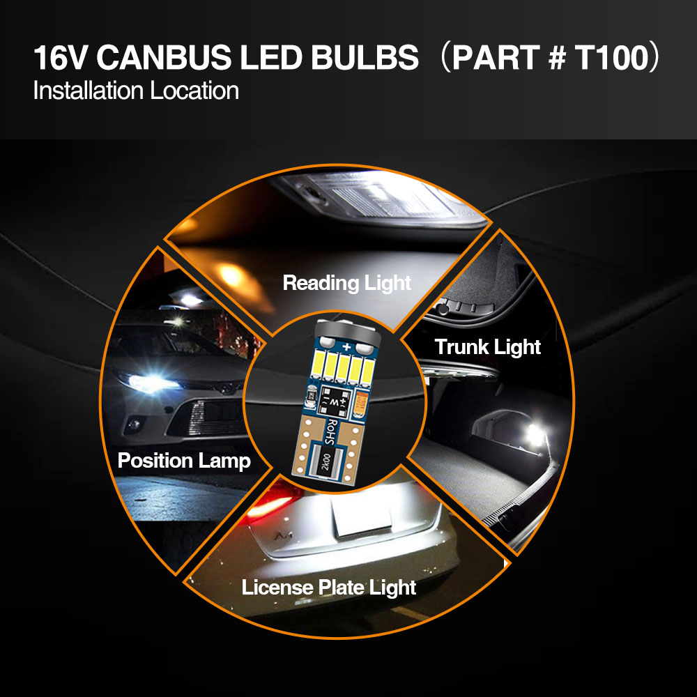 广州拓远汽车LED车灯恒流T10示宽灯牌照灯阅读灯canbus